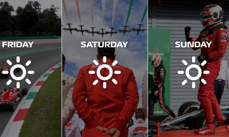 Italian Grand Prix 2025 sunshine at monza