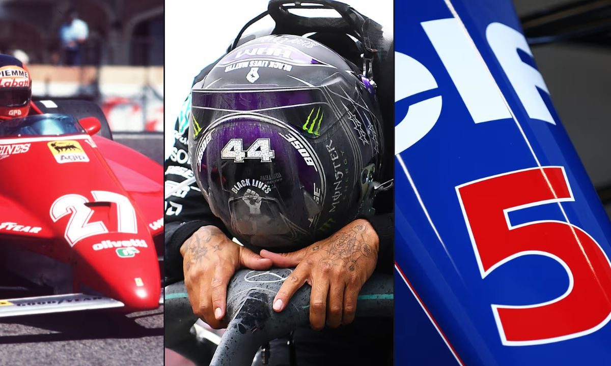 Formula1 Most Iconic Driver Numbers